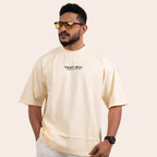 Oversized Tees Beige - Elther