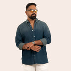 Denim Shirt Green - Elther