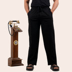 Linen Pant Black - Elther