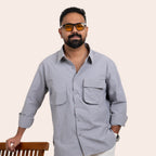 Imported Shirt Light Grey - Elther