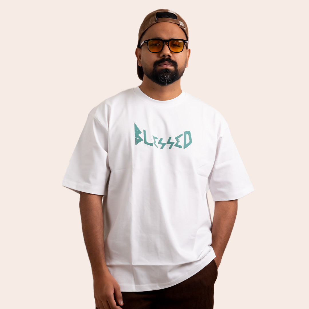 Oversized Tees White - Elther