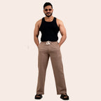 Linen Pant Light Brown - Elther