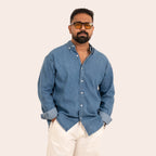 Denim Shirt Blue - Elther
