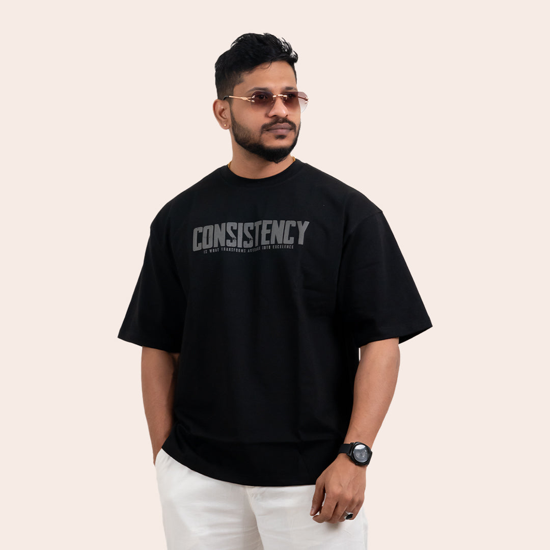 Oversized Tees Black - Elther