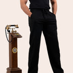 Linen Pant Black - Elther