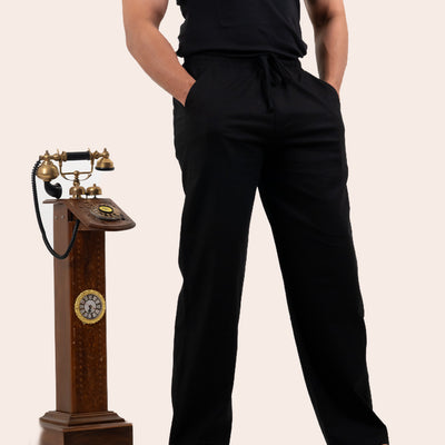 Linen Pant Black