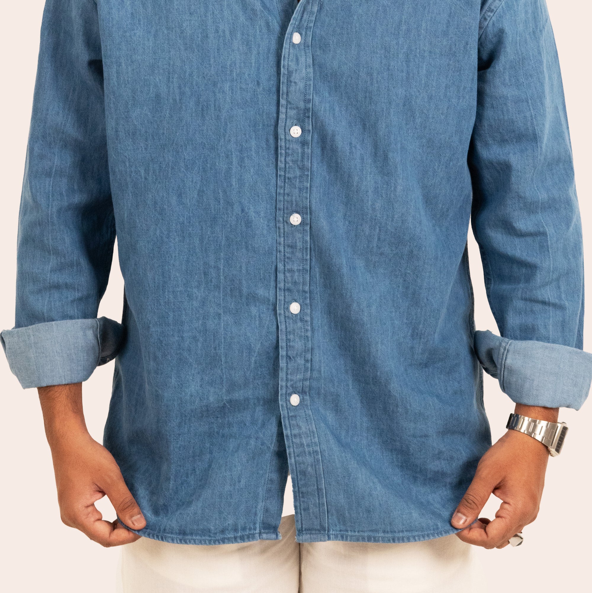 Denim Shirt Blue - Elther