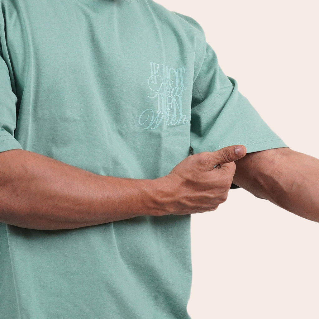 Oversized Tees Green - Elther
