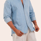Denim Shirt Sky Blue - Elther