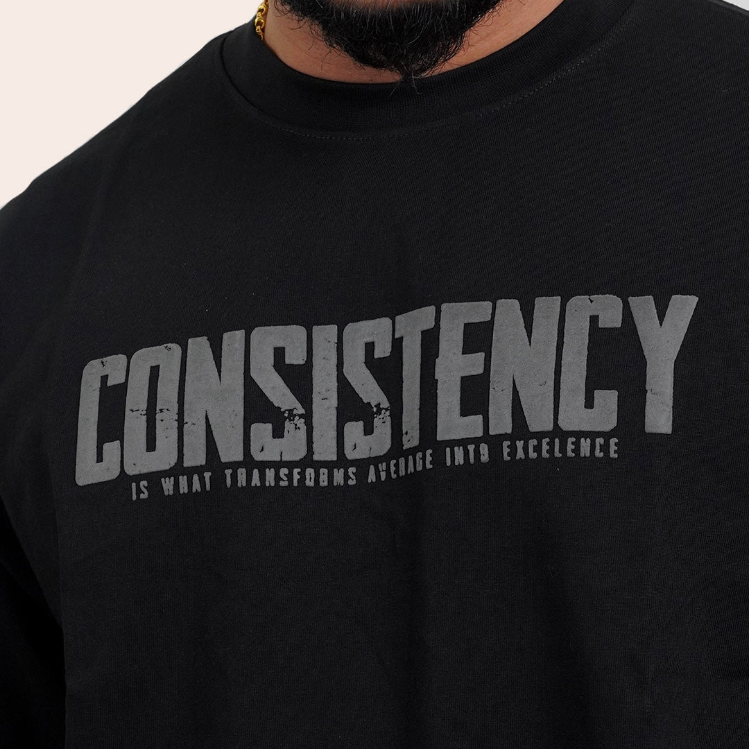 Oversized Tees Black - Elther