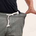 Linen Pant Olive Green - Elther