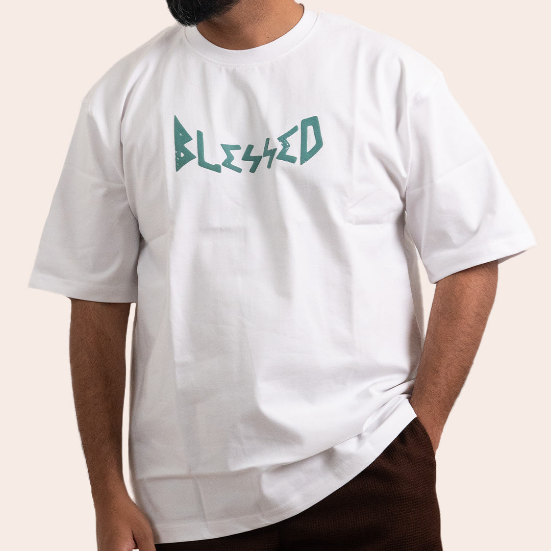 Oversized Tees White - Elther