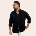 Denim Shirt Black - Elther
