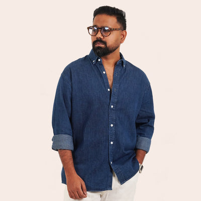 Denim Shirt Dark Blue