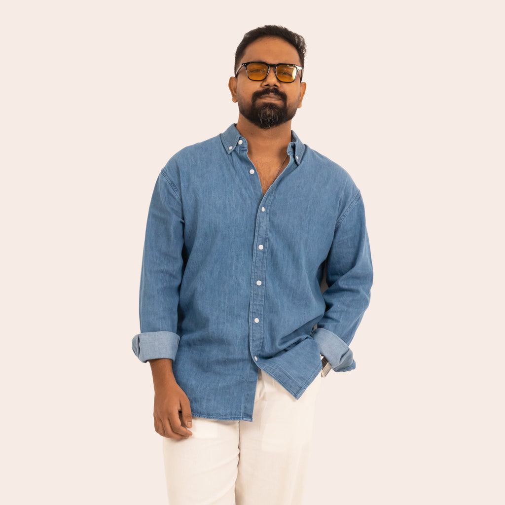 Denim Shirt Blue - Elther