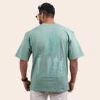 Oversized Tees Green - Elther