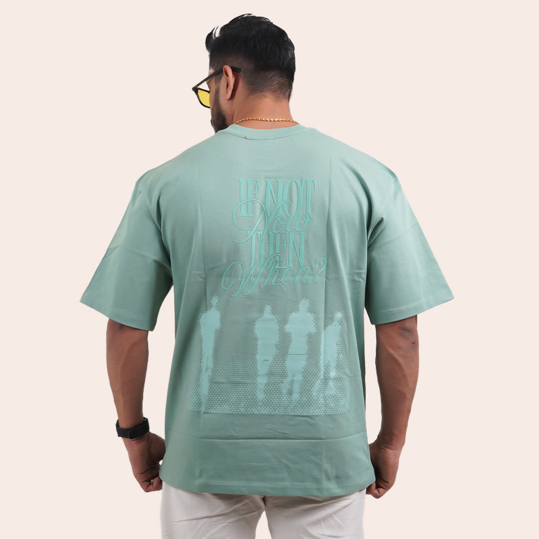 Oversized Tees Green - Elther