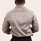 Satin Shirt Ivory - Elther