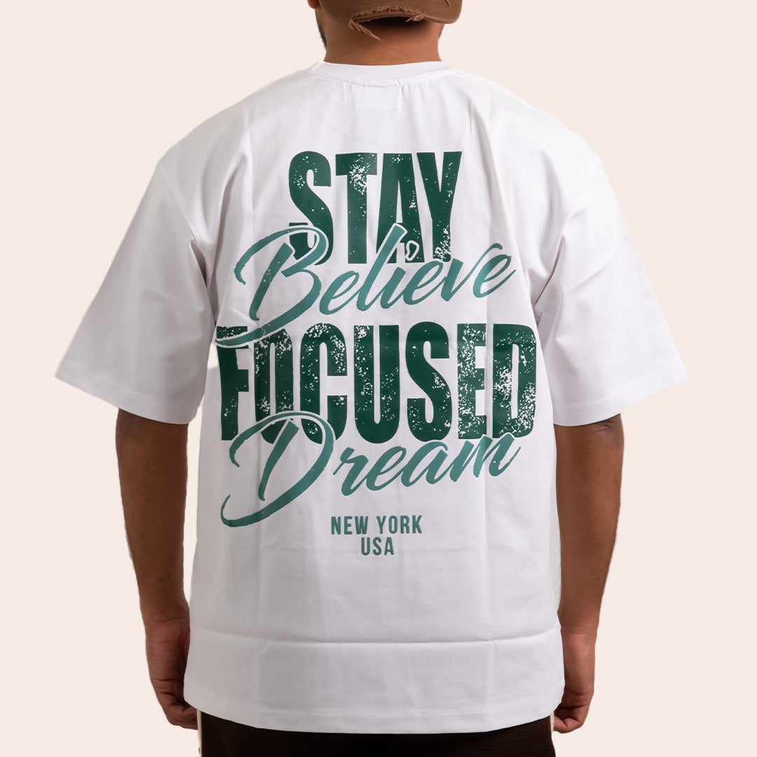 Oversized Tees White - Elther