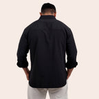 Imported Pocket Shirt Black - Elther