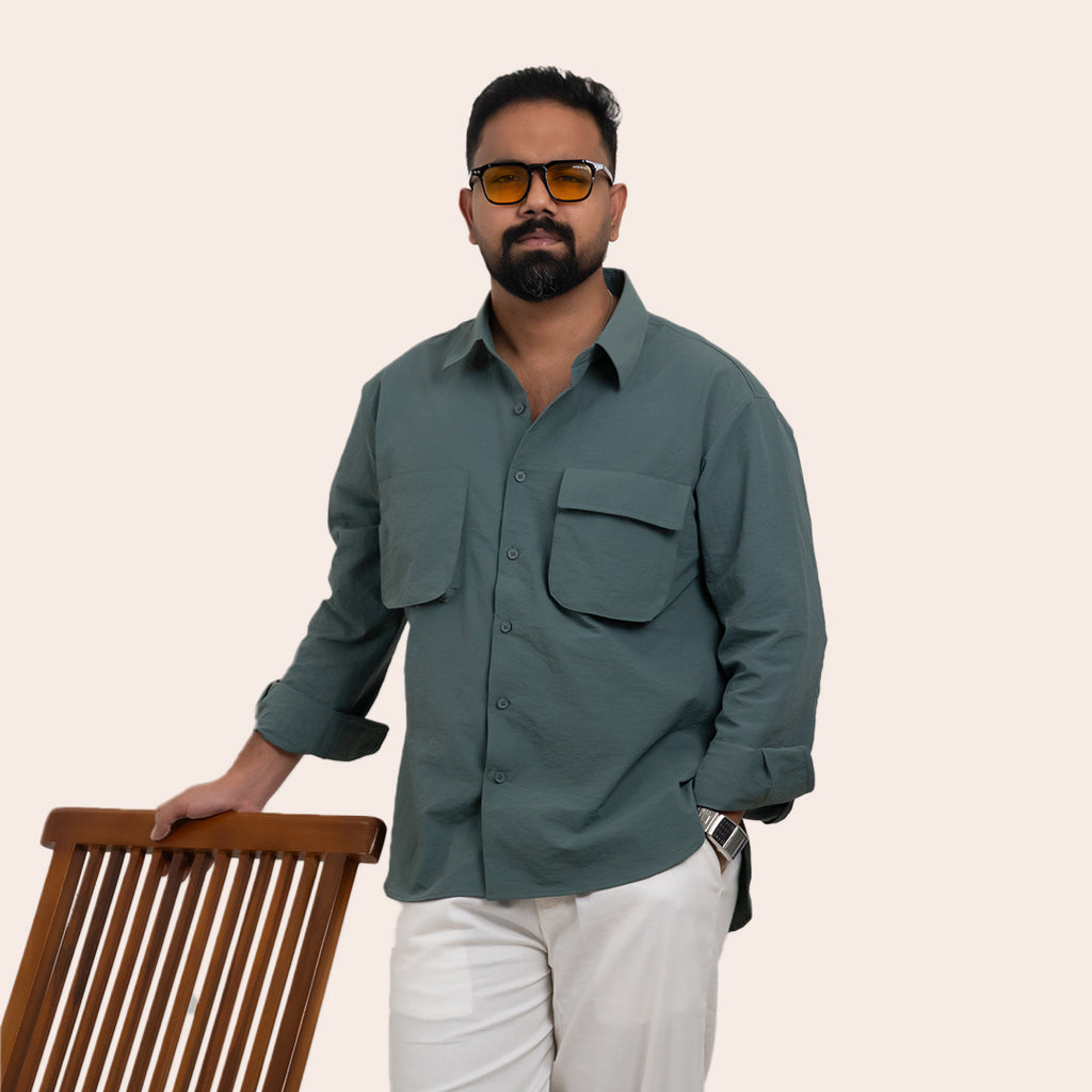 Imported Shirt Light Green - Elther