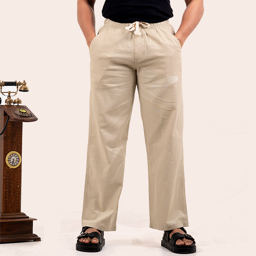 Linen Pant Light Green - Elther