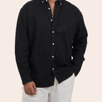 Denim Shirt Jet Black - Elther