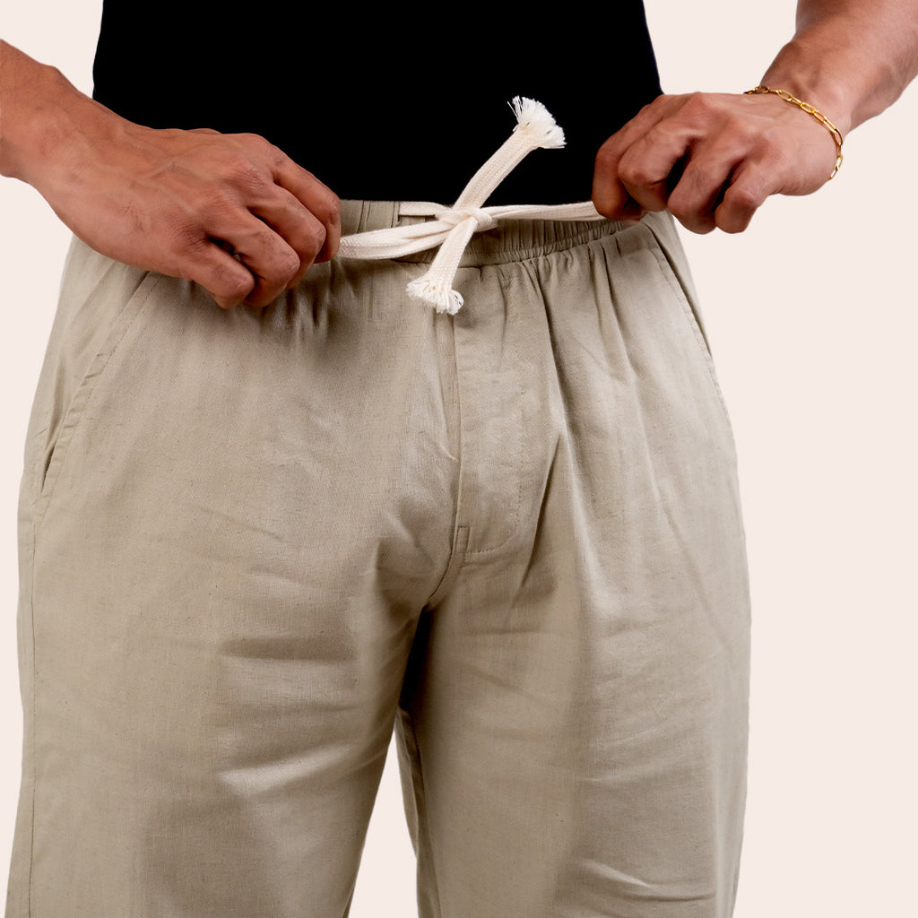Linen Pant Light Green - Elther
