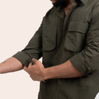 Imported Shirt Dark Green - Elther