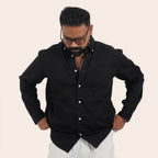 Denim Shirt Jet Black - Elther