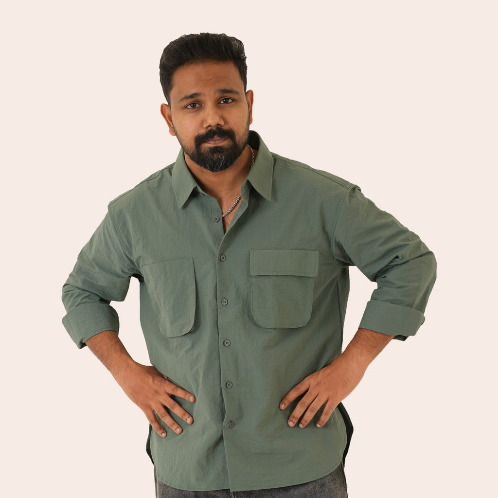 Imported Shirt Light Green - Elther