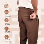 Dark Brown Double Button Gurkha Pant