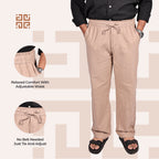 Desert Sand Linen Blend Relaxed Fit